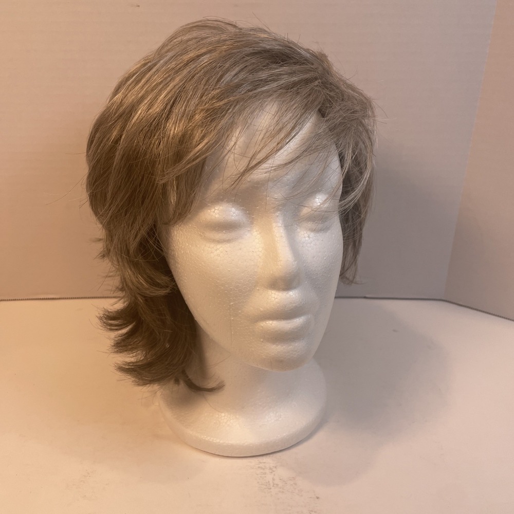 Raquel Welch Wig Womens OS Grey Salt and Pepper Layered Shag Synthetic Hair